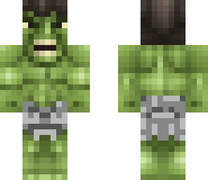 hulk with gray pants