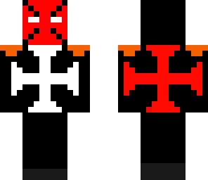 knight with crosses