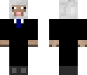 sheep in a tux