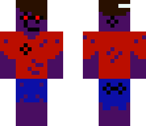purple cyborg