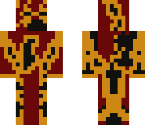 flaming man