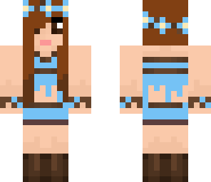 blue beauty girl