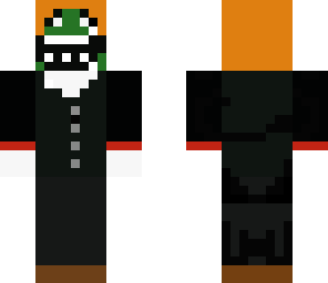 happy noob in suit