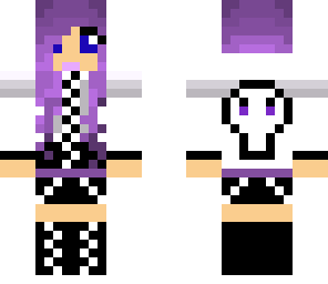 purple and black -includes headphones and hoodie