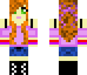 cute girl with brown hair fixed