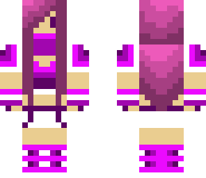awesome purple ninja girl