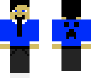 cool guy in jacket v blue