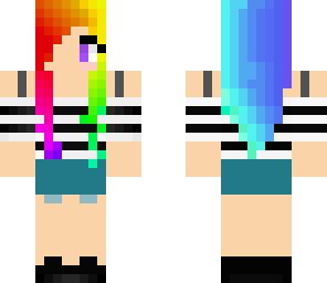 rainbow girl