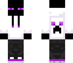 endermen with headphones