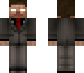 herobrine in a tux