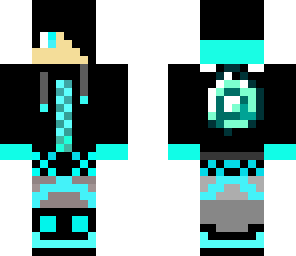 diamond boy with skyblue gloves