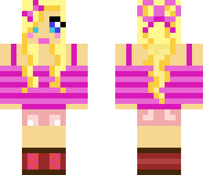 pink cute girl