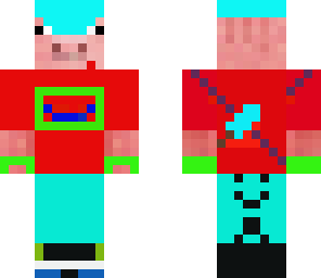 pig boy with knife
