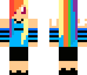 humanized rainbow dash
