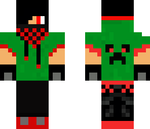 emoboyredblackdarkgreen