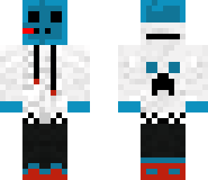 dj blue slime with micriphone