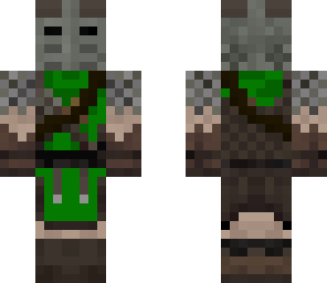 skyrim guard green