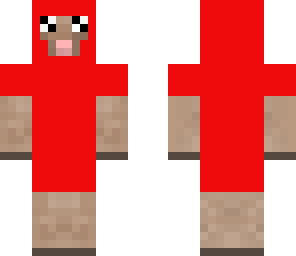 red sheep with sparkle eyes