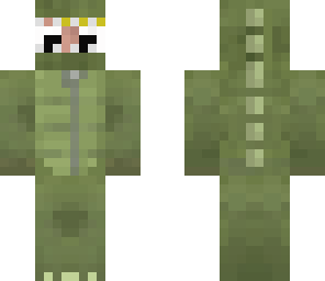 man in dinosaur suit
