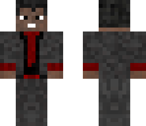 black suit