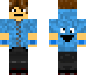 boy with cookie monster hoodie