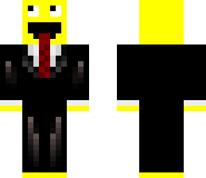 happy face in a business suit - red tie