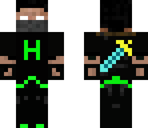 herobrine ninja green