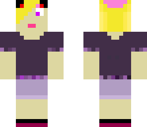 prom purple cat girl