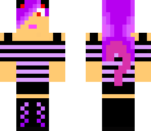 purple cat girl