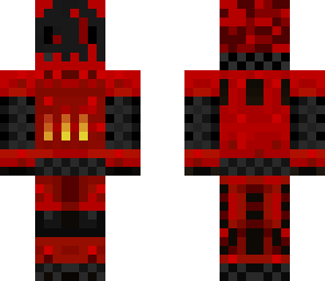 red wooden robot
