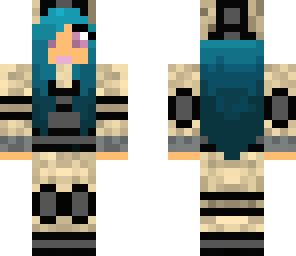 blue haired army girl unofficial pie army girl