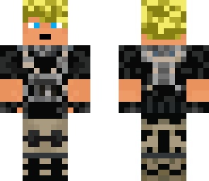 blonde soldier