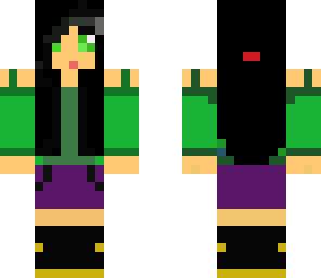 anime girl in minecraft
