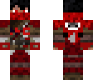 red assasin with gloves