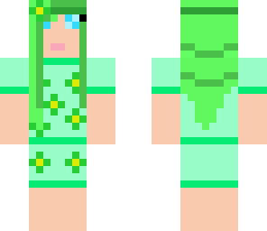 menina verde