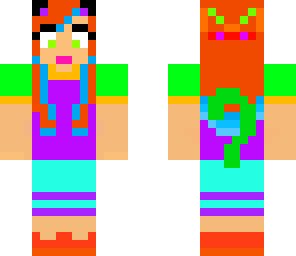 neon cat girl