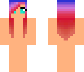 red and blue hair base