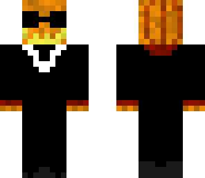 pumpkin in black