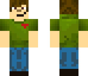 boy with a green shirt and glasses