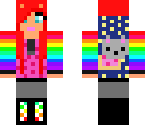 nyan cat girl edit
