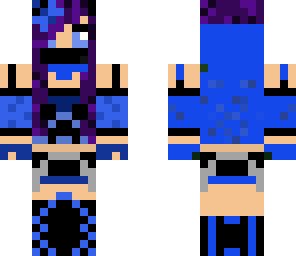 blue creeper girl fan