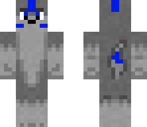 tribal wolf -blue-