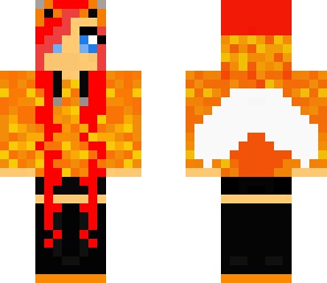 fox girl and angle