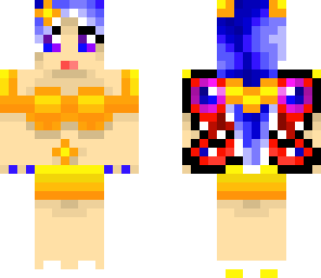 peacock butterfly girl