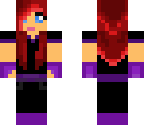 girl ninja red hair