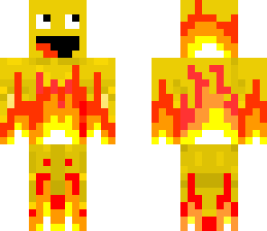 smiley on fire