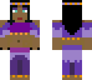 purple belly dancer