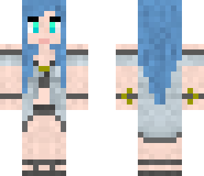 blue elf girl
