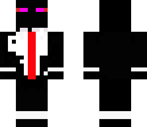 evil enderman in buisness suit