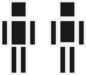 black and white